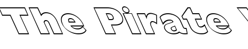 Font : FZ-BASIC-57-HOLLOW-LEFTY Custom Text : The Pirate Way Test your own text here Click to download or to view this font on a tshirt that can be custom printed in Bali