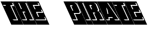 Font : FZ-BORDERS-13-LEFTY Custom Text : The Pirate Way Test your own text here Click to download or to view this font on a tshirt that can be custom printed in Bali