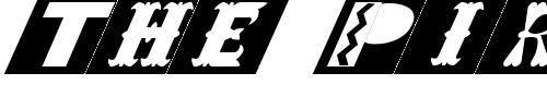 Font : FZ-BORDERS-15-ITALIC Custom Text : The Pirate Way Test your own text here Click to download or to view this font on a tshirt that can be custom printed in Bali