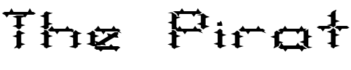 Font : FZ-DIGITAL-10-SPIKED-EX Custom Text : The Pirate Way Test your own text here Click to download or to view this font on a tshirt that can be custom printed in Bali