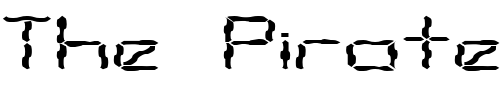 Font : FZ-DIGITAL-10-WAVEY-EX Custom Text : The Pirate Way Test your own text here Click to download or to view this font on a tshirt that can be custom printed in Bali