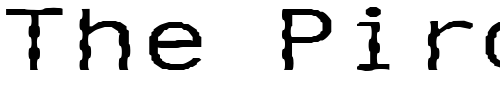 Font : FZ-DIGITAL-4-WAVEY-EX Custom Text : The Pirate Way Test your own text here Click to download or to view this font on a tshirt that can be custom printed in Bali