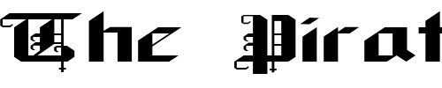 Font : FZ-GOTHIC-1-EX Custom Text : The Pirate Way Test your own text here Click to download or to view this font on a tshirt that can be custom printed in Bali
