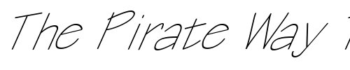 Font : FZ-HAND-1-ITALIC Custom Text : The Pirate Way Test your own text here Click to download or to view this font on a tshirt that can be custom printed in Bali