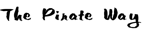 Font : FZ-HAND-10-MANGLED-EX Custom Text : The Pirate Way Test your own text here Click to download or to view this font on a tshirt that can be custom printed in Bali
