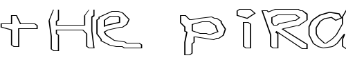 Font : FZ-HAND-11-HOLLOW-EX Custom Text : The Pirate Way Test your own text here Click to download or to view this font on a tshirt that can be custom printed in Bali