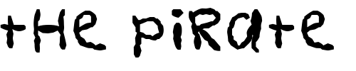 Font : FZ-HAND-11-MANGLED Custom Text : The Pirate Way Test your own text here Click to download or to view this font on a tshirt that can be custom printed in Bali