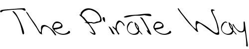 Font : FZ-HAND-12-LEFTY Custom Text : The Pirate Way Test your own text here Click to download or to view this font on a tshirt that can be custom printed in Bali