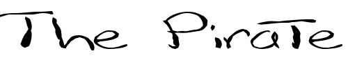 Font : FZ-HAND-12-MANGLED-EX Custom Text : The Pirate Way Test your own text here Click to download or to view this font on a tshirt that can be custom printed in Bali