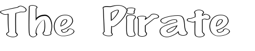 Font : FZ-HAND-14-HOLLOW-EX Custom Text : The Pirate Way Test your own text here Click to download or to view this font on a tshirt that can be custom printed in Bali