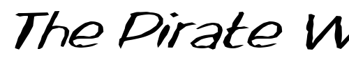 Font : FZ-HAND-2-MANGLED-ITALIC Custom Text : The Pirate Way Test your own text here Click to download or to view this font on a tshirt that can be custom printed in Bali