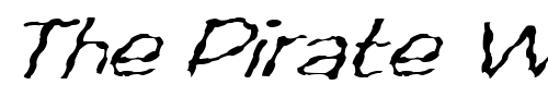 Font : FZ-HAND-2-WAVEY-ITALIC Custom Text : The Pirate Way Test your own text here Click to download or to view this font on a tshirt that can be custom printed in Bali
