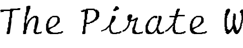 Font : FZ-HAND-20 Custom Text : The Pirate Way Test your own text here Click to download or to view this font on a tshirt that can be custom printed in Bali