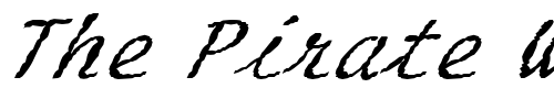 Font : FZ-HAND-20-MANGLED-ITALIC Custom Text : The Pirate Way Test your own text here Click to download or to view this font on a tshirt that can be custom printed in Bali