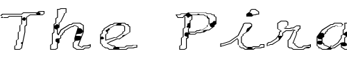 Font : FZ-HAND-20-SPOTTED-EX Custom Text : The Pirate Way Test your own text here Click to download or to view this font on a tshirt that can be custom printed in Bali