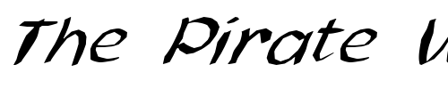 Font : FZ-HAND-21-MANGLED-ITALIC Custom Text : The Pirate Way Test your own text here Click to download or to view this font on a tshirt that can be custom printed in Bali