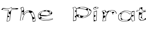 Font : FZ-HAND-21-SPOTTED-EX Custom Text : The Pirate Way Test your own text here Click to download or to view this font on a tshirt that can be custom printed in Bali
