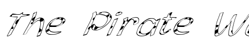 Font : FZ-HAND-21-SPOTTED-ITALIC Custom Text : The Pirate Way Test your own text here Click to download or to view this font on a tshirt that can be custom printed in Bali