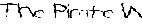 Font : FZ-HAND-22-WAVEY-EX Custom Text : The Pirate Way Test your own text here Click to download or to view this font on a tshirt that can be custom printed in Bali