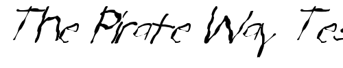 Font : FZ-HAND-22-WAVEY-ITALIC Custom Text : The Pirate Way Test your own text here Click to download or to view this font on a tshirt that can be custom printed in Bali