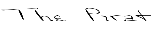 Font : FZ-HAND-24-MANGLED-EX Custom Text : The Pirate Way Test your own text here Click to download or to view this font on a tshirt that can be custom printed in Bali