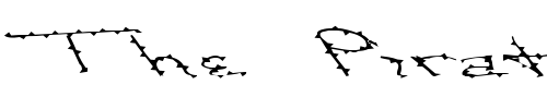 Font : FZ-HAND-24-SPIKED-EX Custom Text : The Pirate Way Test your own text here Click to download or to view this font on a tshirt that can be custom printed in Bali