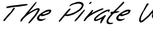 Font : FZ-HAND-25-ITALIC Custom Text : The Pirate Way Test your own text here Click to download or to view this font on a tshirt that can be custom printed in Bali
