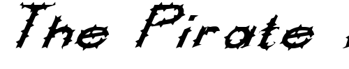 Font : FZ-HAND-5-SPIKED-ITALIC Custom Text : The Pirate Way Test your own text here Click to download or to view this font on a tshirt that can be custom printed in Bali