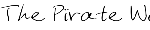 Font : FZ-HAND-6-EX Custom Text : The Pirate Way Test your own text here Click to download or to view this font on a tshirt that can be custom printed in Bali