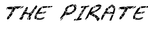 Font : FZ-JAZZY-29-CRACKED-ITALIC Custom Text : The Pirate Way Test your own text here Click to download or to view this font on a tshirt that can be custom printed in Bali