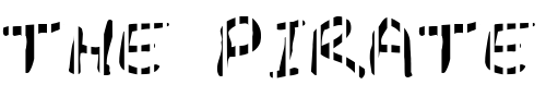 Font : FZ-JAZZY-29-STRIPED Custom Text : The Pirate Way Test your own text here Click to download or to view this font on a tshirt that can be custom printed in Bali