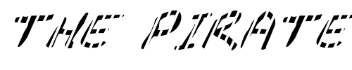 Font : FZ-JAZZY-29-STRIPED-ITALIC Custom Text : The Pirate Way Test your own text here Click to download or to view this font on a tshirt that can be custom printed in Bali