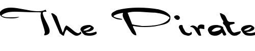 Font : FZ-JAZZY-30-LEFTY Custom Text : The Pirate Way Test your own text here Click to download or to view this font on a tshirt that can be custom printed in Bali