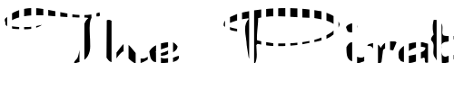 Font : FZ-JAZZY-30-STRIPED Custom Text : The Pirate Way Test your own text here Click to download or to view this font on a tshirt that can be custom printed in Bali