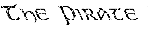 Font : FZ-JAZZY-31-CRACKED-LEFTY Custom Text : The Pirate Way Test your own text here Click to download or to view this font on a tshirt that can be custom printed in Bali