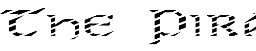 Font : FZ-JAZZY-31-STRIPED-EX Custom Text : The Pirate Way Test your own text here Click to download or to view this font on a tshirt that can be custom printed in Bali