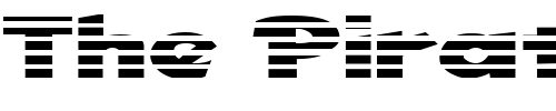 Font : FZ-JAZZY-32-STRIPED-EX Custom Text : The Pirate Way Test your own text here Click to download or to view this font on a tshirt that can be custom printed in Bali