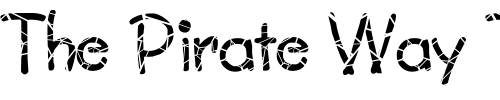 Font : FZ-JAZZY-34-CRACKED Custom Text : The Pirate Way Test your own text here Click to download or to view this font on a tshirt that can be custom printed in Bali