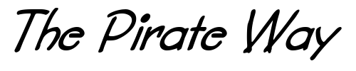 Font : FZ-JAZZY-34-ITALIC Custom Text : The Pirate Way Test your own text here Click to download or to view this font on a tshirt that can be custom printed in Bali