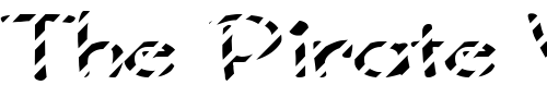 Font : FZ-JAZZY-34-STRIPED-EX Custom Text : The Pirate Way Test your own text here Click to download or to view this font on a tshirt that can be custom printed in Bali