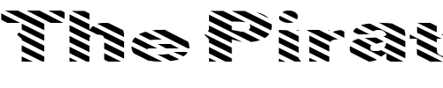 Font : FZ-JAZZY-36-STRIPED-EX Custom Text : The Pirate Way Test your own text here Click to download or to view this font on a tshirt that can be custom printed in Bali
