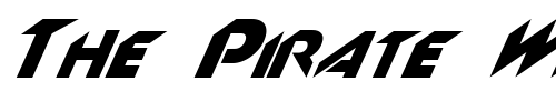 Font : FZ-JAZZY-4-ITALIC Custom Text : The Pirate Way Test your own text here Click to download or to view this font on a tshirt that can be custom printed in Bali