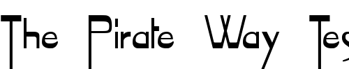 Font : FZ-JAZZY-45 Custom Text : The Pirate Way Test your own text here Click to download or to view this font on a tshirt that can be custom printed in Bali