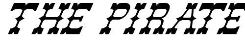 Font : FZ-JAZZY-46-ITALIC Custom Text : The Pirate Way Test your own text here Click to download or to view this font on a tshirt that can be custom printed in Bali