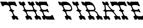 Font : FZ-JAZZY-46-LEFTY Custom Text : The Pirate Way Test your own text here Click to download or to view this font on a tshirt that can be custom printed in Bali