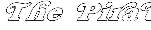 Font : FZ-JAZZY-47-HOLLOW-ITALIC Custom Text : The Pirate Way Test your own text here Click to download or to view this font on a tshirt that can be custom printed in Bali