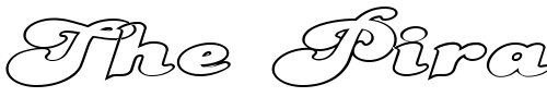 Font : FZ-JAZZY-49-HOLLOW-EX Custom Text : The Pirate Way Test your own text here Click to download or to view this font on a tshirt that can be custom printed in Bali