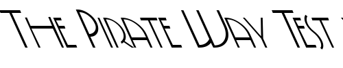 Font : FZ-JAZZY-5-LEFTY Custom Text : The Pirate Way Test your own text here Click to download or to view this font on a tshirt that can be custom printed in Bali