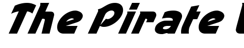 Font : FZ-JAZZY-52-ITALIC Custom Text : The Pirate Way Test your own text here Click to download or to view this font on a tshirt that can be custom printed in Bali