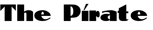 Font : FZ-JAZZY-53 Custom Text : The Pirate Way Test your own text here Click to download or to view this font on a tshirt that can be custom printed in Bali
